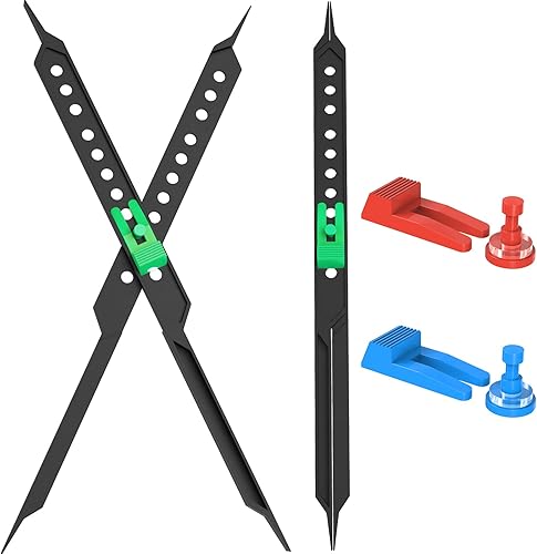 YARKOR Herramienta de dibujo de divisor de escala proporcional para artistas de 10 pulgadas (negro)