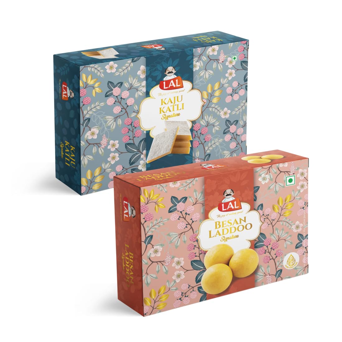 Lal Sweets Combo Of Kaju Katli Premium 400g &Besan Laddoo Premium 400g