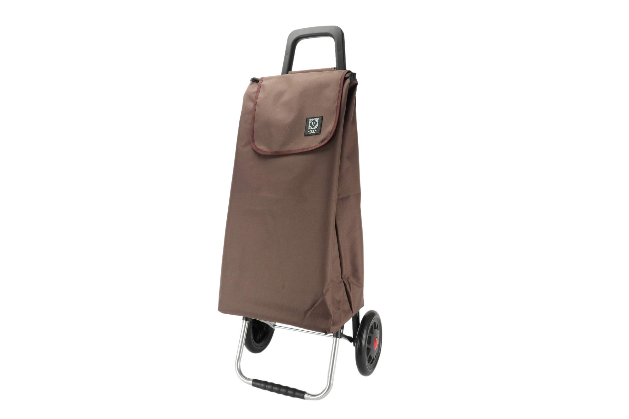 Versai 2 Wheel 67Ltr Large Shopping Trolley (Dark Oak)