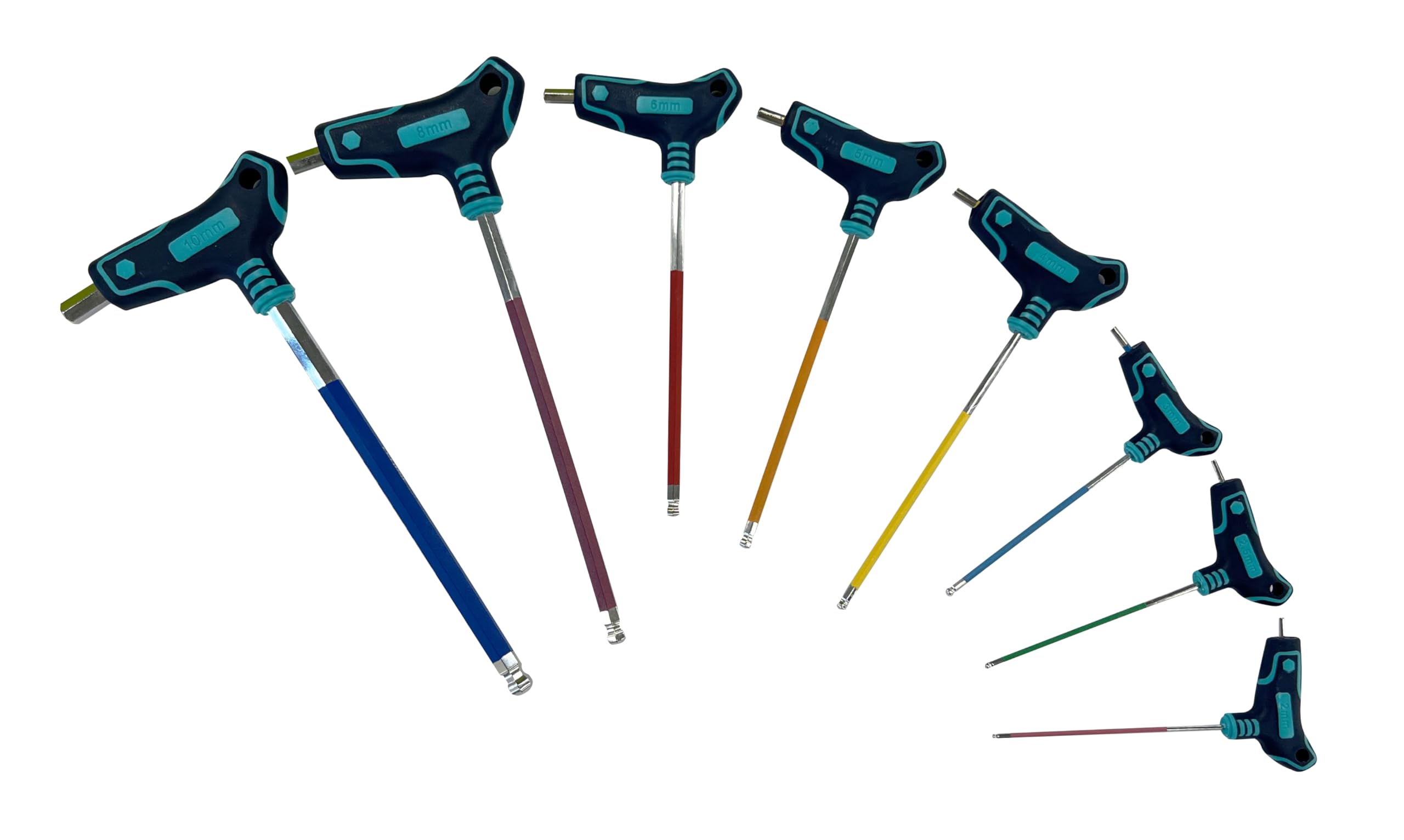 Clés hexagonales métriques Eclipse Tools ETGHK8PS avec étui de rangement compact