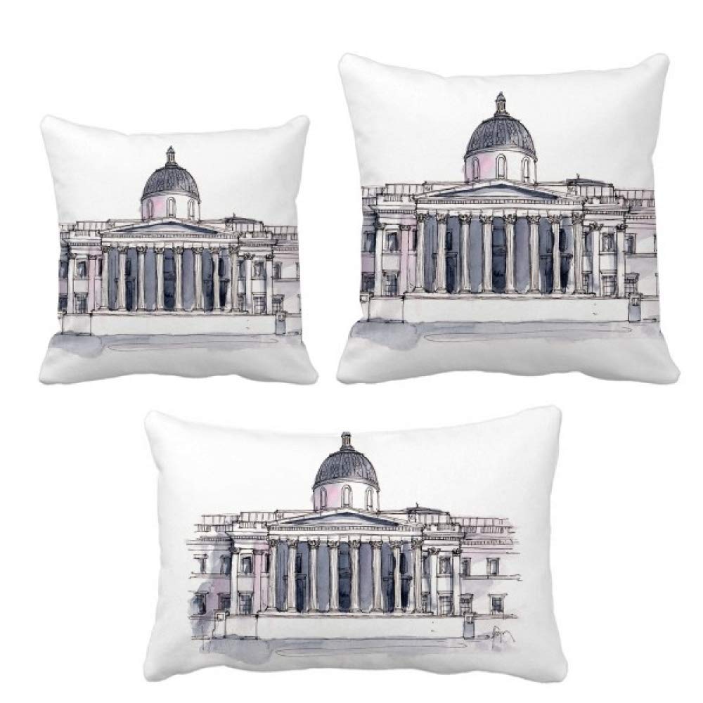 Housse de coussin National Gallery à Londres pour embellir un canapé terne