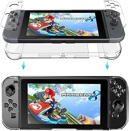 Amazon Vseer 任天堂スイッチ用保護ケース ドックステーションにフィット 任天堂スイッチとジョイコンコントローラ用保護アクセサリーカバーケース クリスタルクリア Vseer Hdd保管バッグ ケース 通販