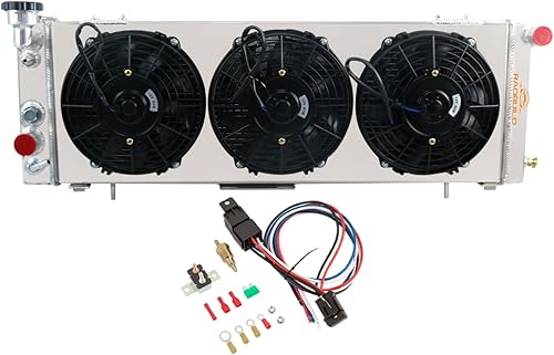 CU1193 Radiadores de aluminio de 3 filas para Jeep Cherokee 1984-2001 para Jeep Comanche Radiador 1986-1992 para Jeep Wagoneer 1984-1990 Crossflow