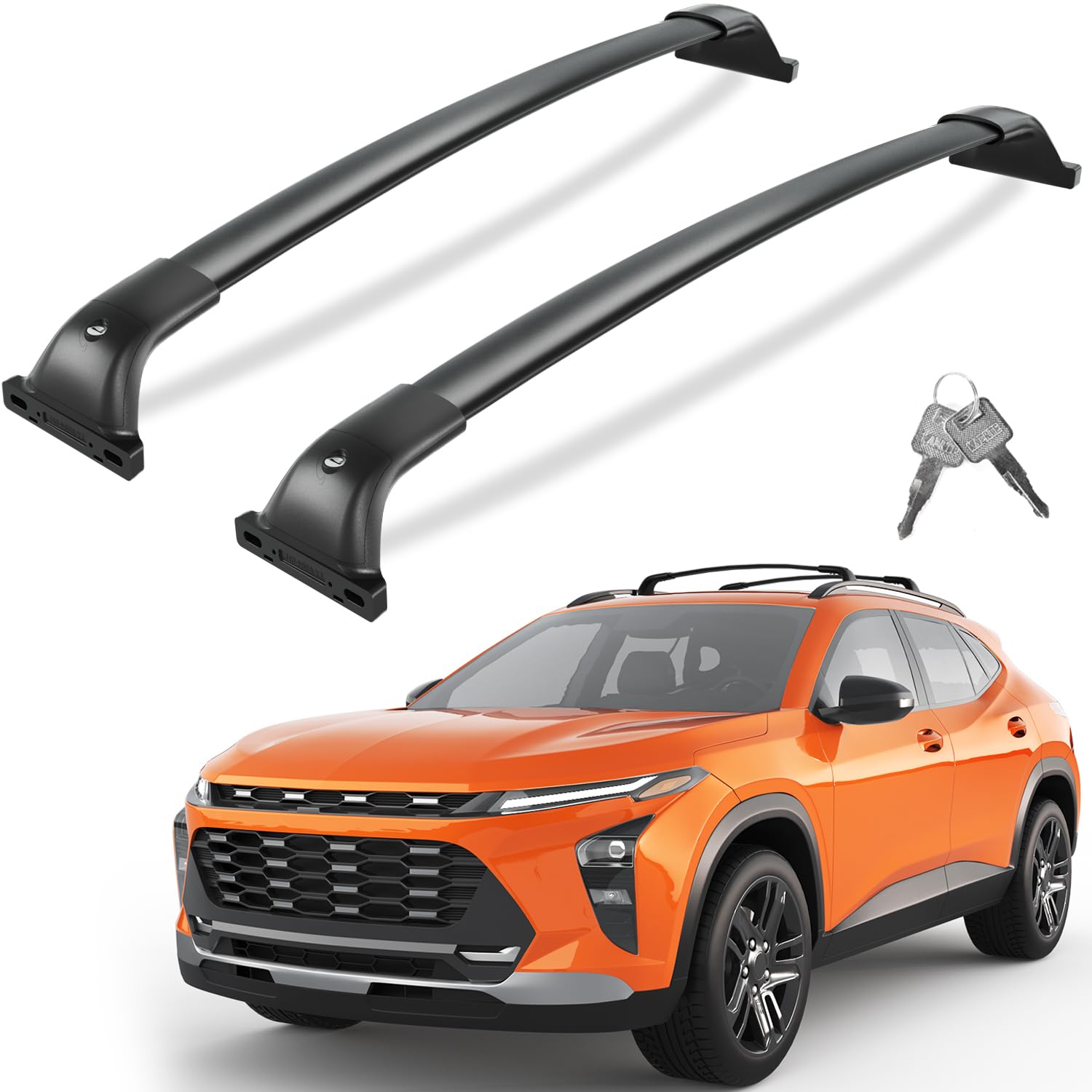 Tuyoung Lockable Roof Rack Cross Bars