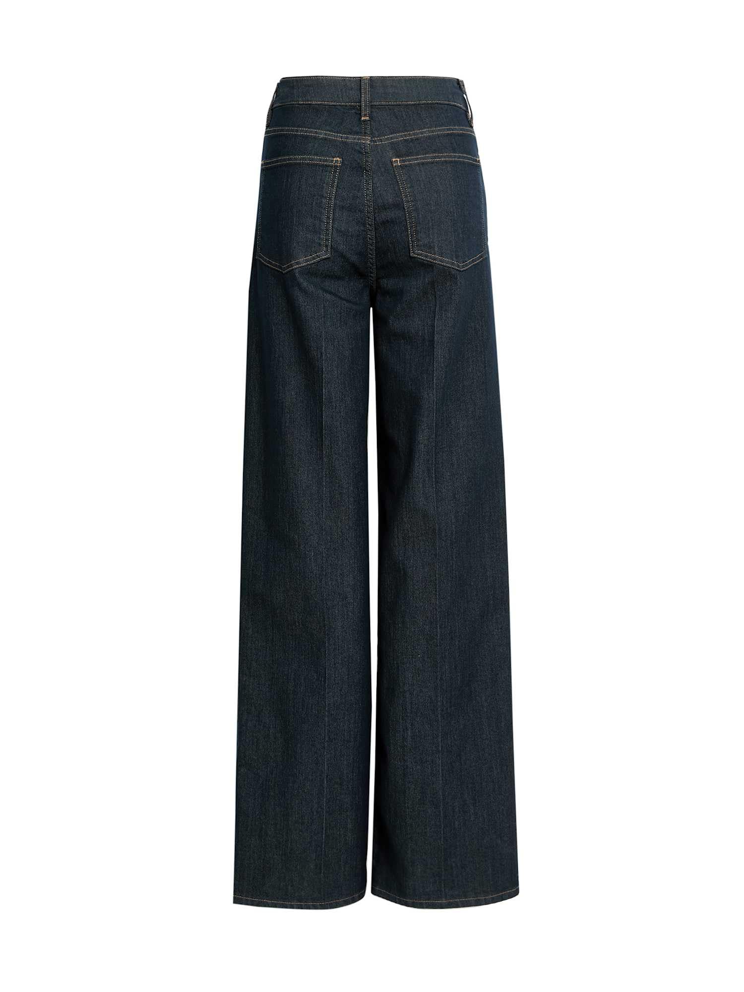 Marks & Spencer Jean Taille Haute Élégant Jambes Larges Femme, avec Stretch