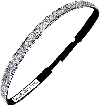 Sweaty Bands Bling Brilliant Moves Gunmetal 3/8-Inch