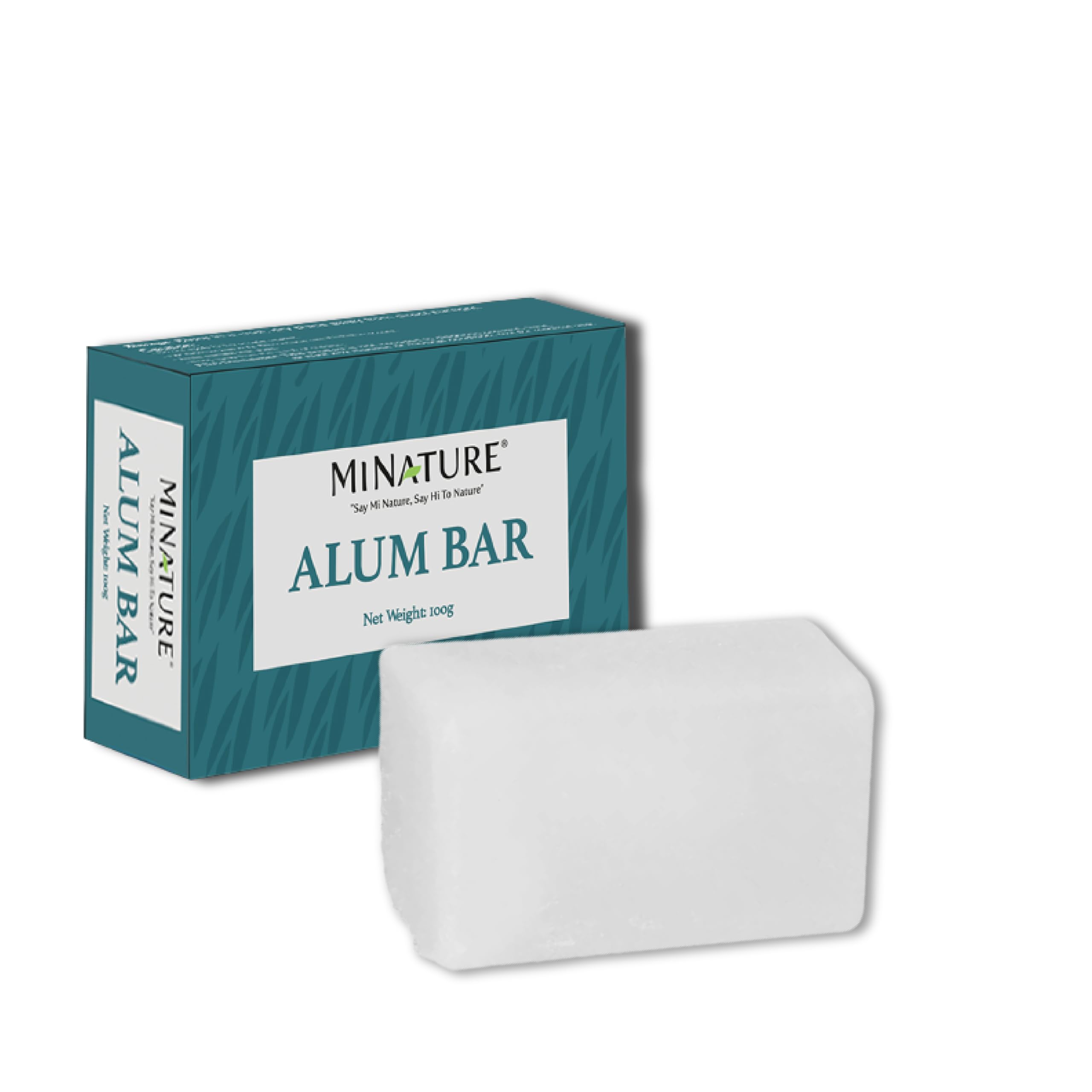 minature Alum Bar (Phitkari) By Mi Nature|Alum Stone (Fitkari)|100G|100% Only Alum|Nothing Added|Pure & Natural
