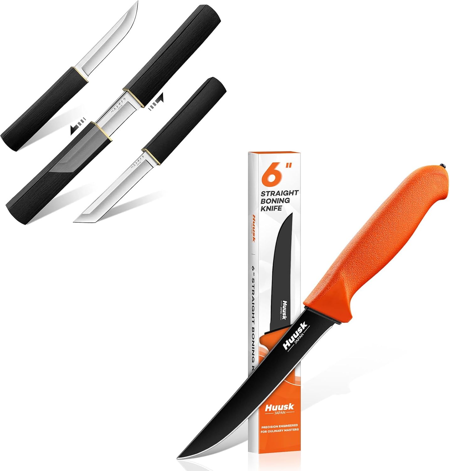 Moontay Mini Katana Knives Set Straight Boning Knife