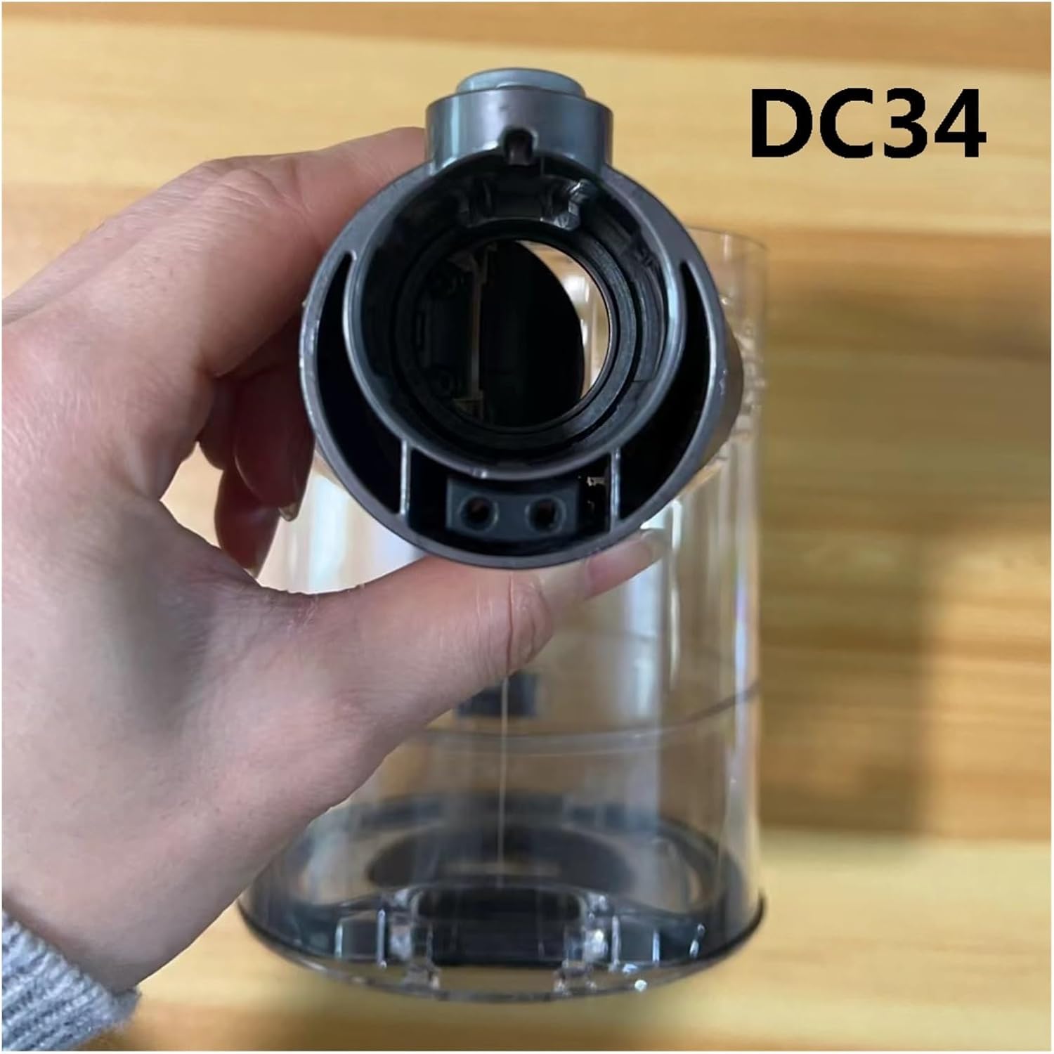 KAFTKO Vacuum Cleaner Dust Bin, Bin Spare Parts Replacement. Compatible for Dyson DC34/DC43/DC44 (Color : DC34)
