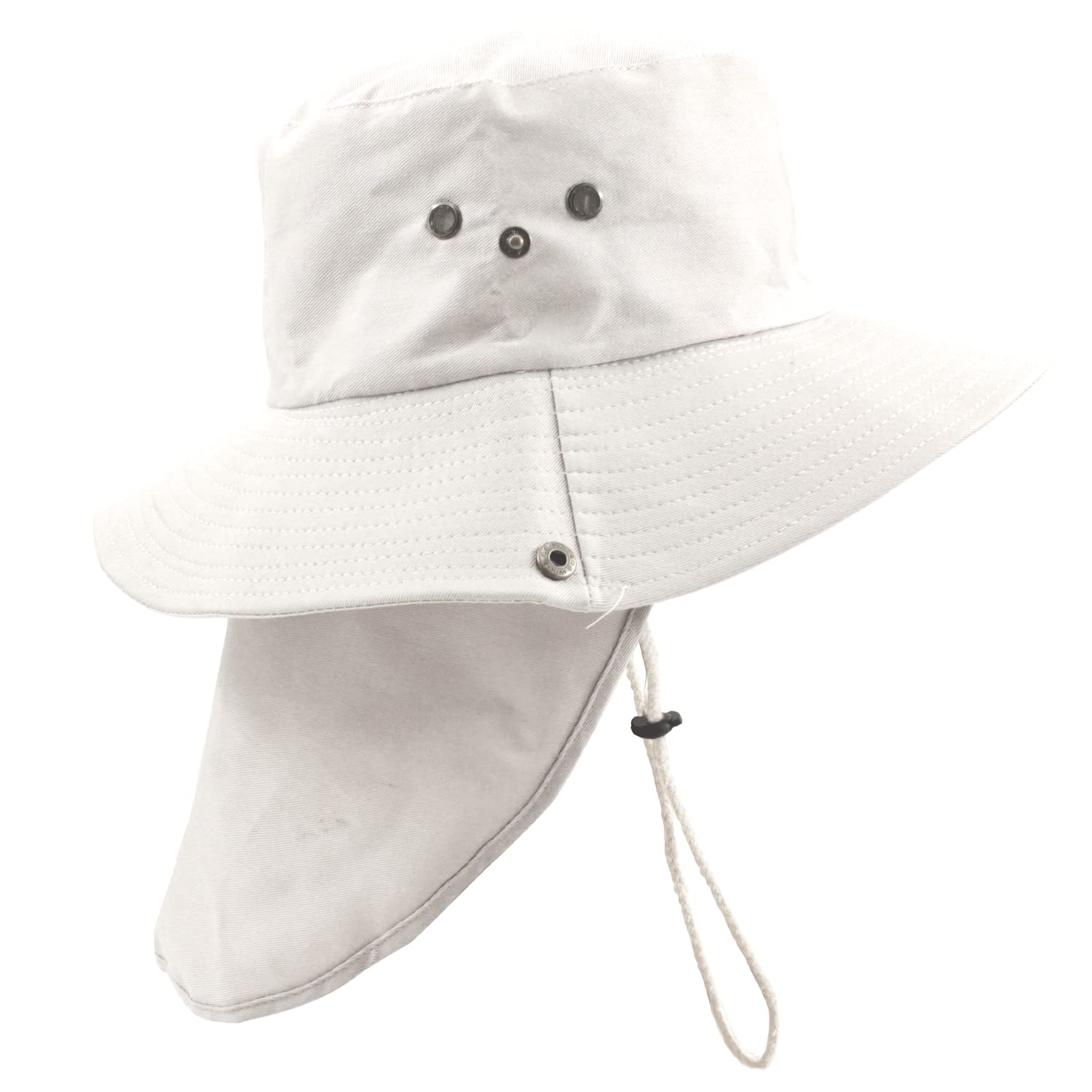 Carnavalife Sombrero de Sol con Protección Cuello para Hombre Mujer, Gorras de Pescador Transpirable y Plegable, Gorro con Orejeras de Acampada y Marcha, Unisex, Talla única