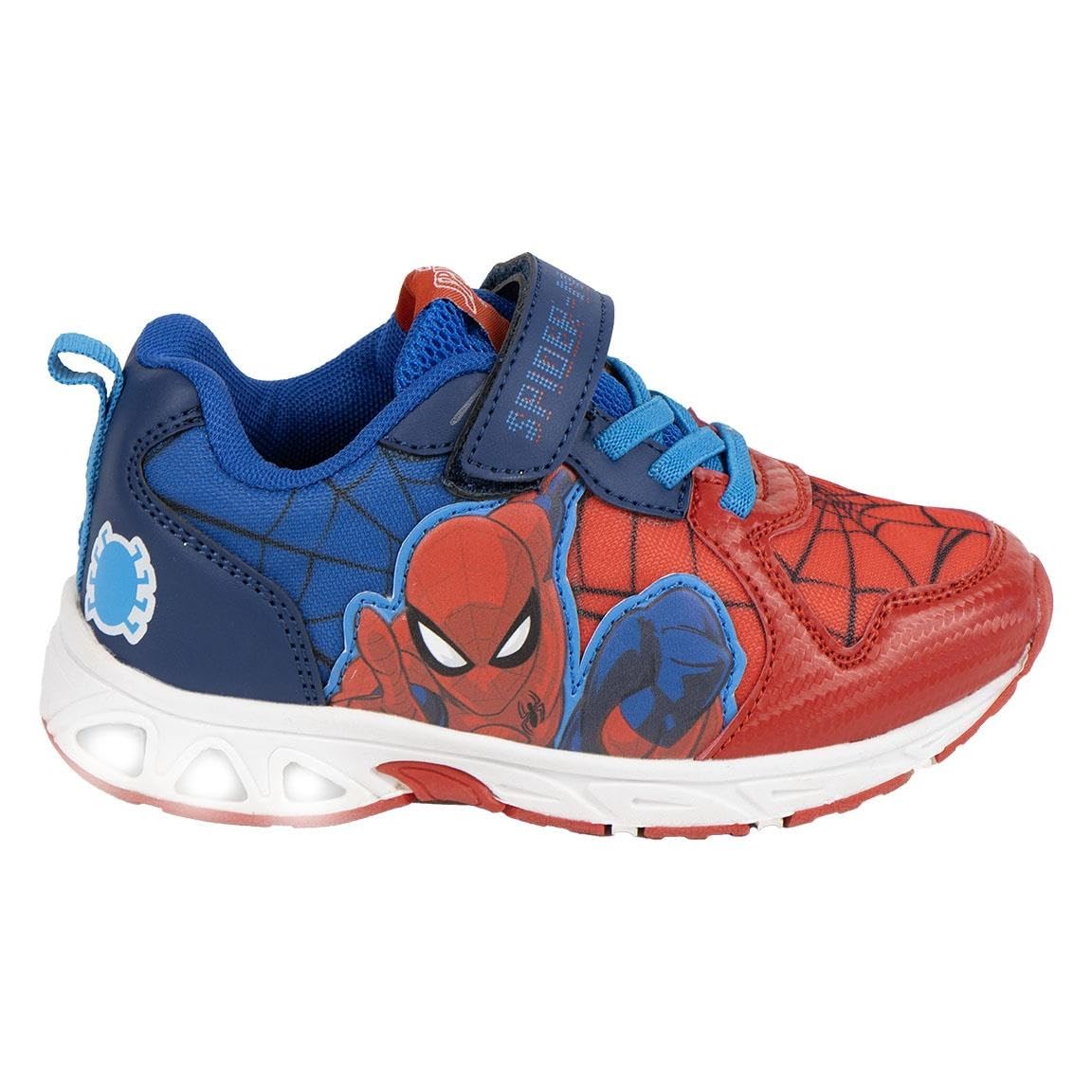 CERDÁ LIFE'S LITTLE MOMENTS Sneakers da Bambino Spiderman con Luci LED Interattive Suola Spiderman in TPR Scarpe da ginnasticaUnisex - Bambini e Ragazzi