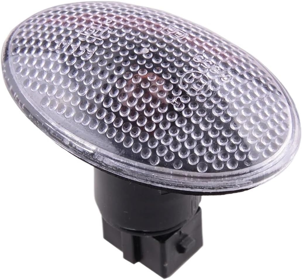 2Pcs PC Car Side Marker Indicator Light Clear Lens no Bulbs Led 2 Pins Fit for Ford Transit Escort Fiesta Mondeo Street