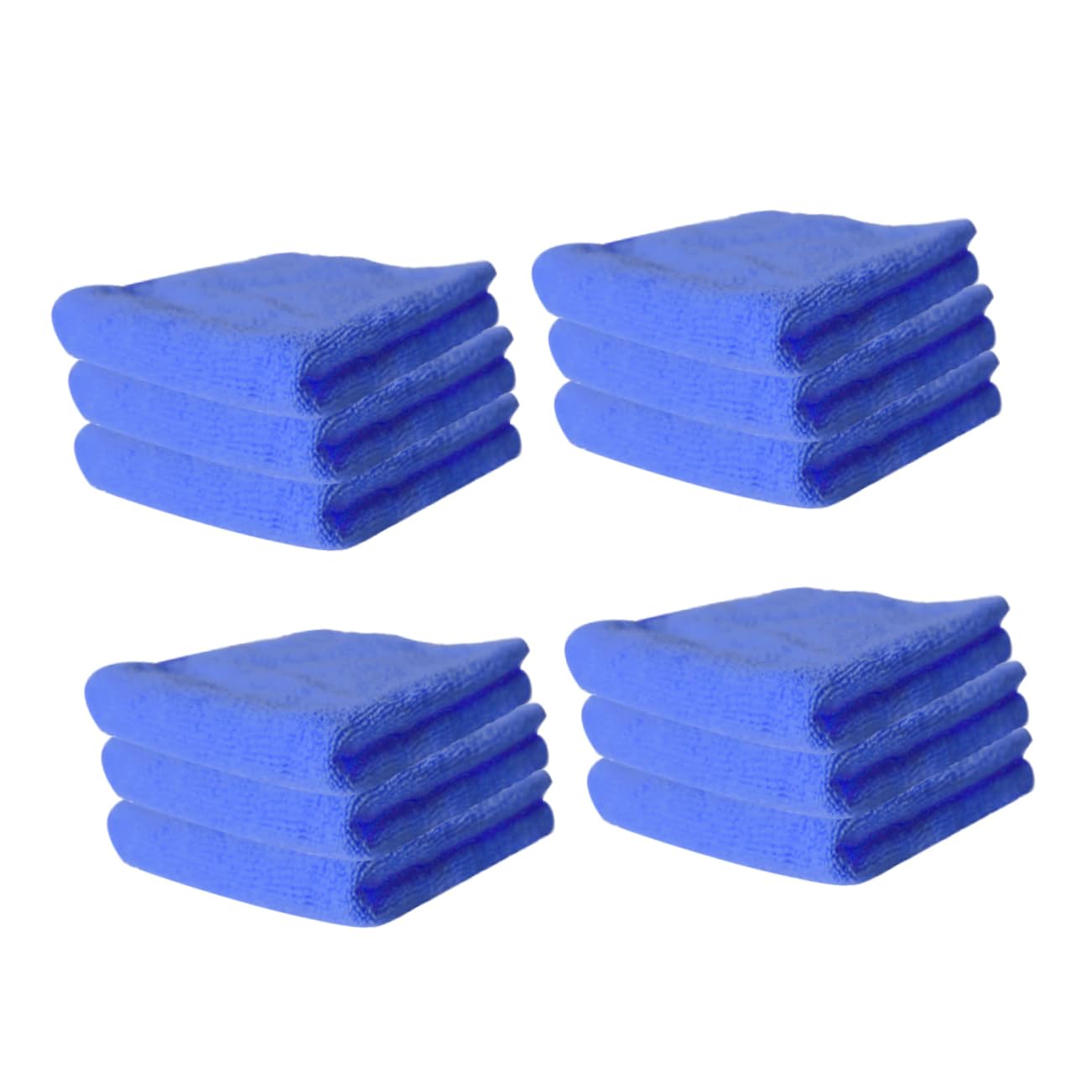 LIFKOME 12 Stück-Pack Mikrofaser Geschirrtücher, Blau, für Haushalt