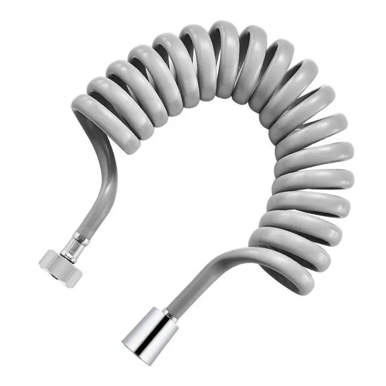 Manguera de jardín extensible de 5 a 15 m, tubo de agua retráctil flexible para uso en interiores y exteriores, G1/2, ajuste universal para ducha, inodoro y riego de plantas (negro, 3 m)