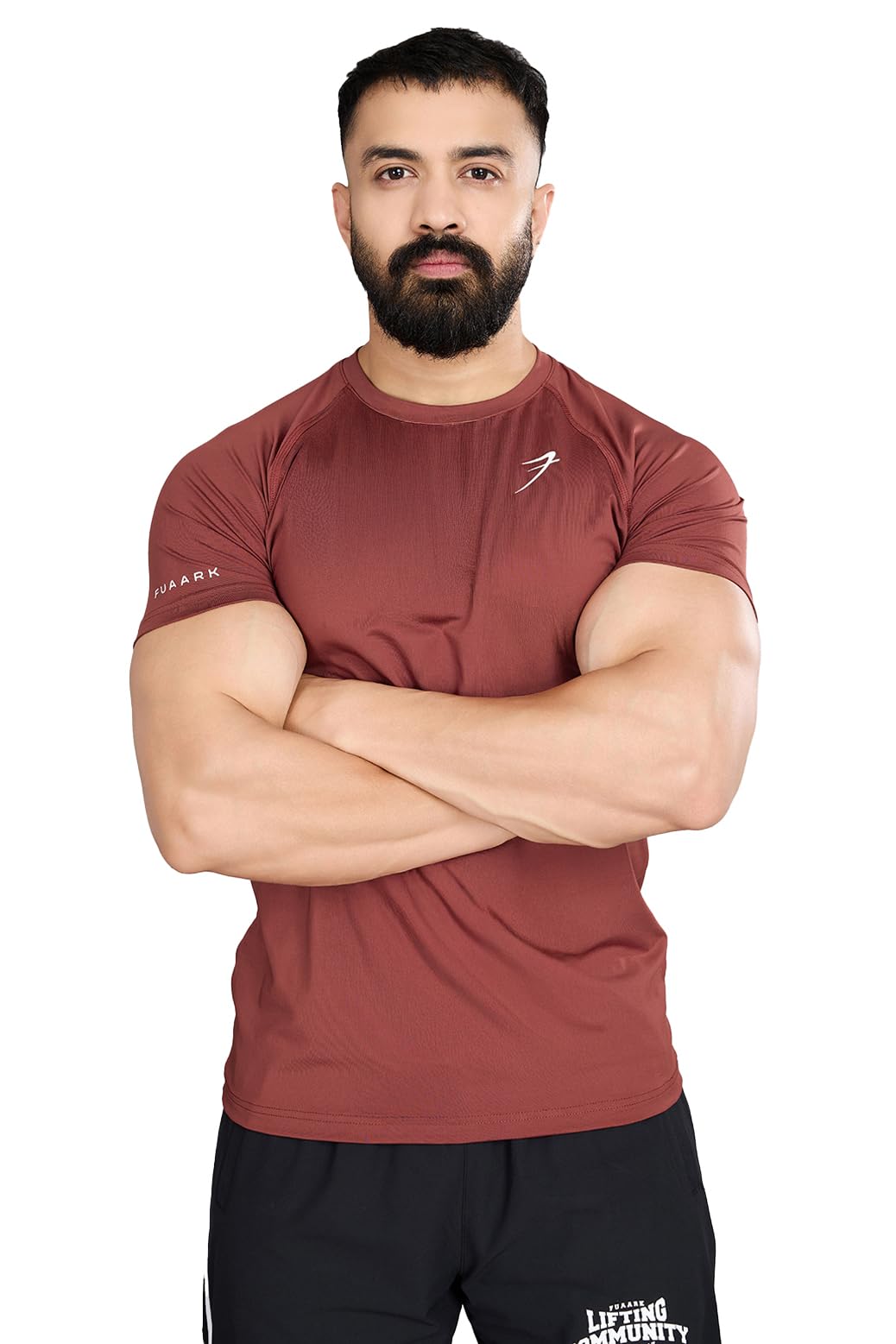 Urban Slim fit Stretchable, Breathable & Comfortable Gym & Sports Tshirt for Mens-image-30