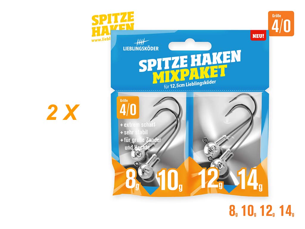 Raubfisch Store - Lieblingsköder - 12,5 cm Sonderfarben-Set - 1