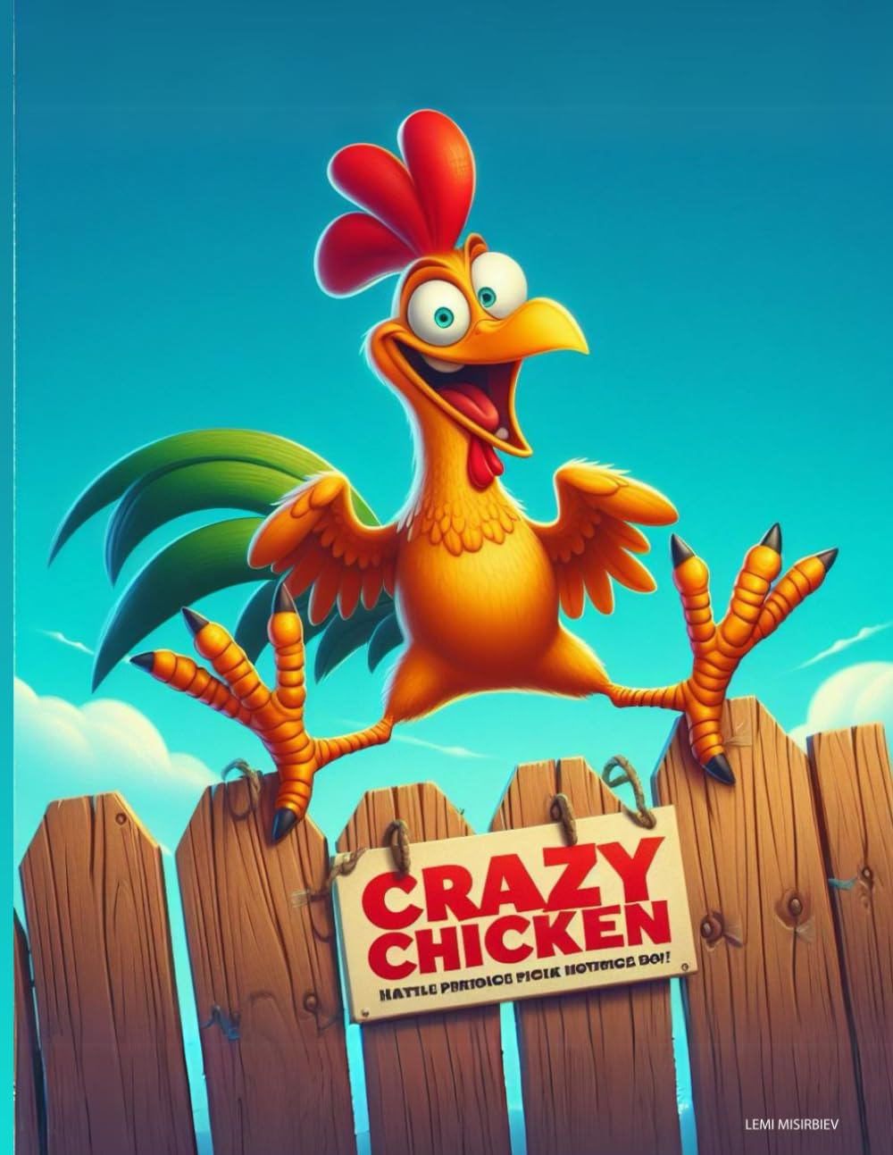 CRAZY CHICKEN: FUNNY COLORING BOOK FOR KIDS