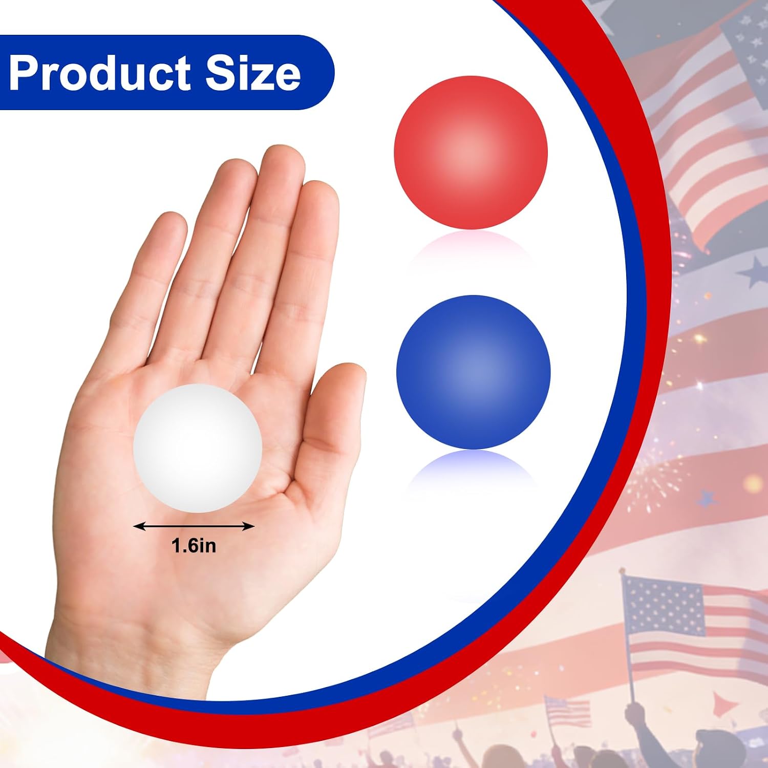 JarThenaAMCS 120Pcs Colorful Table Tennis Balls Ping Pong Ball 40mm Training Balls for Indoor Outdoor Activities Play