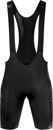 Miniatura 2 de Santic Pantalones cortos de ciclismo para hombre, acolchado 4D, transpirable, para ciclismo de carretera, ciclismo, ciclismo, ciclismo, gel de viaje