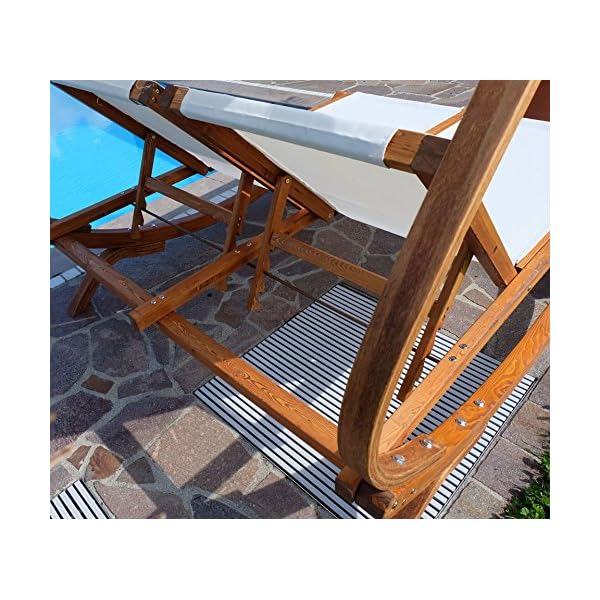 Patioco Doppelliege Tulum extrabreit Lärche