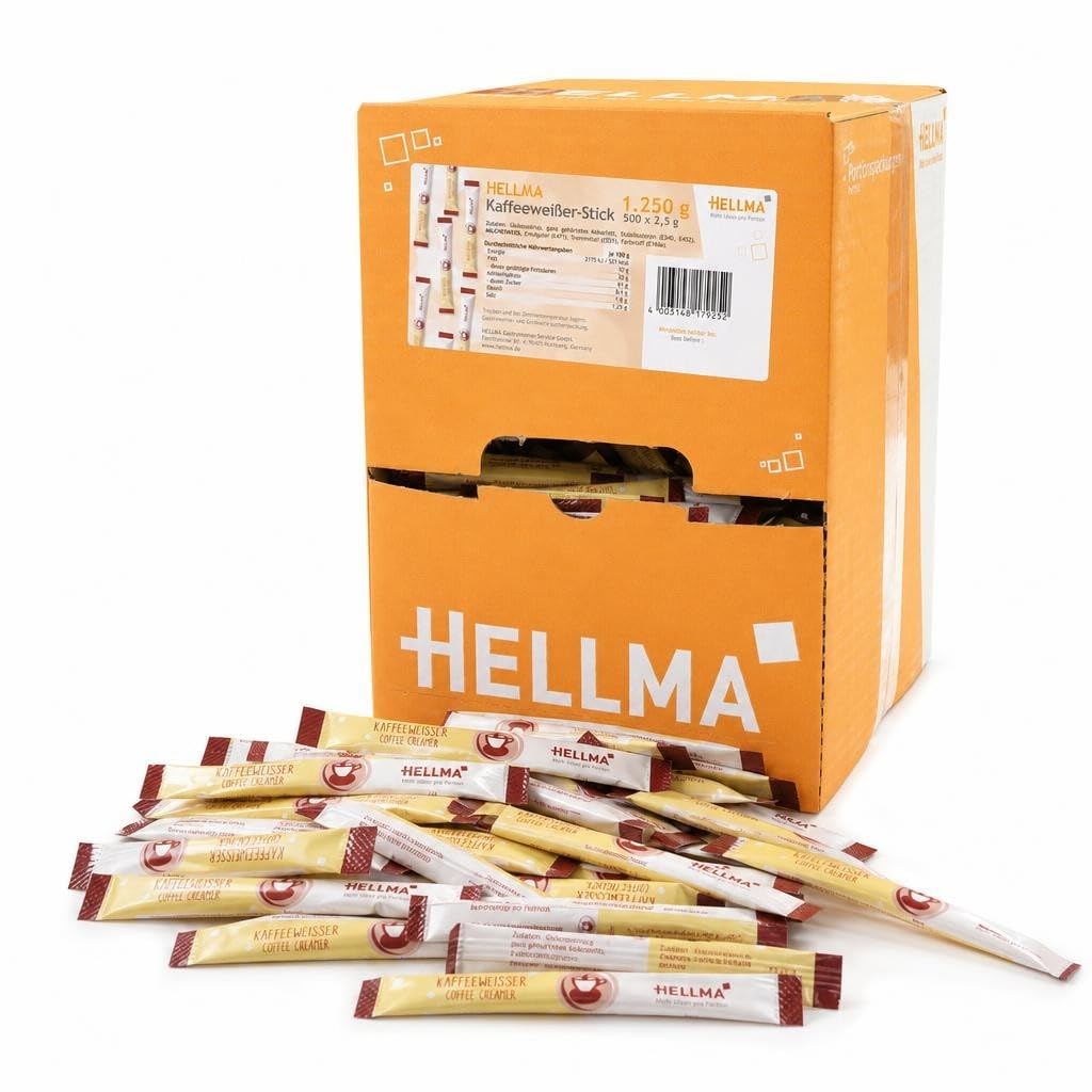 HELLMA Kaffeeweisser-Sticks, Inhalt: 500 Stück à 2,5 g
