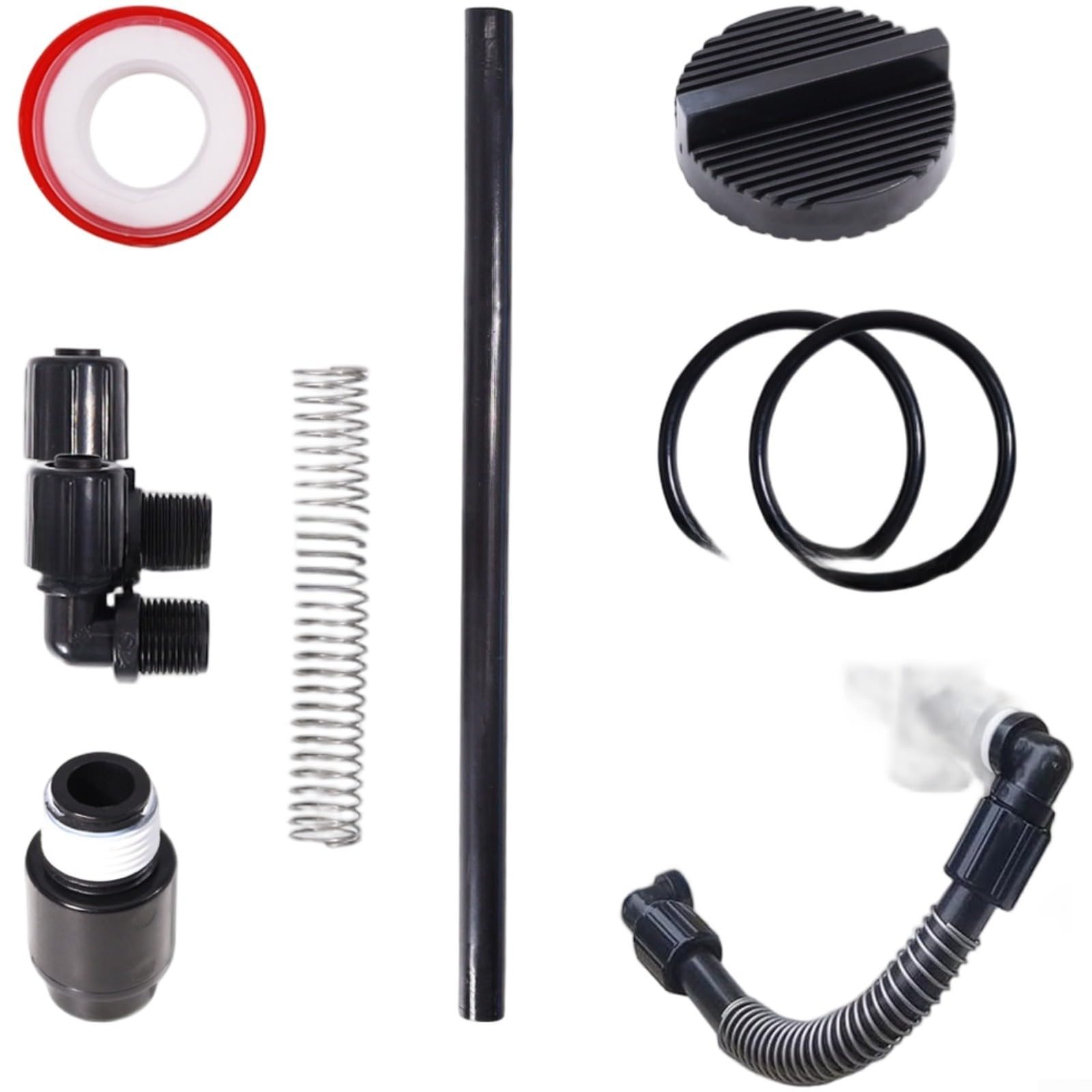 Kit d'accessoires chlorinateur avec connecteurs blancs Compatible avec R172272 R172091 R171097 Matériau plastique robuste pour entretien de piscine 5 pièces (B)