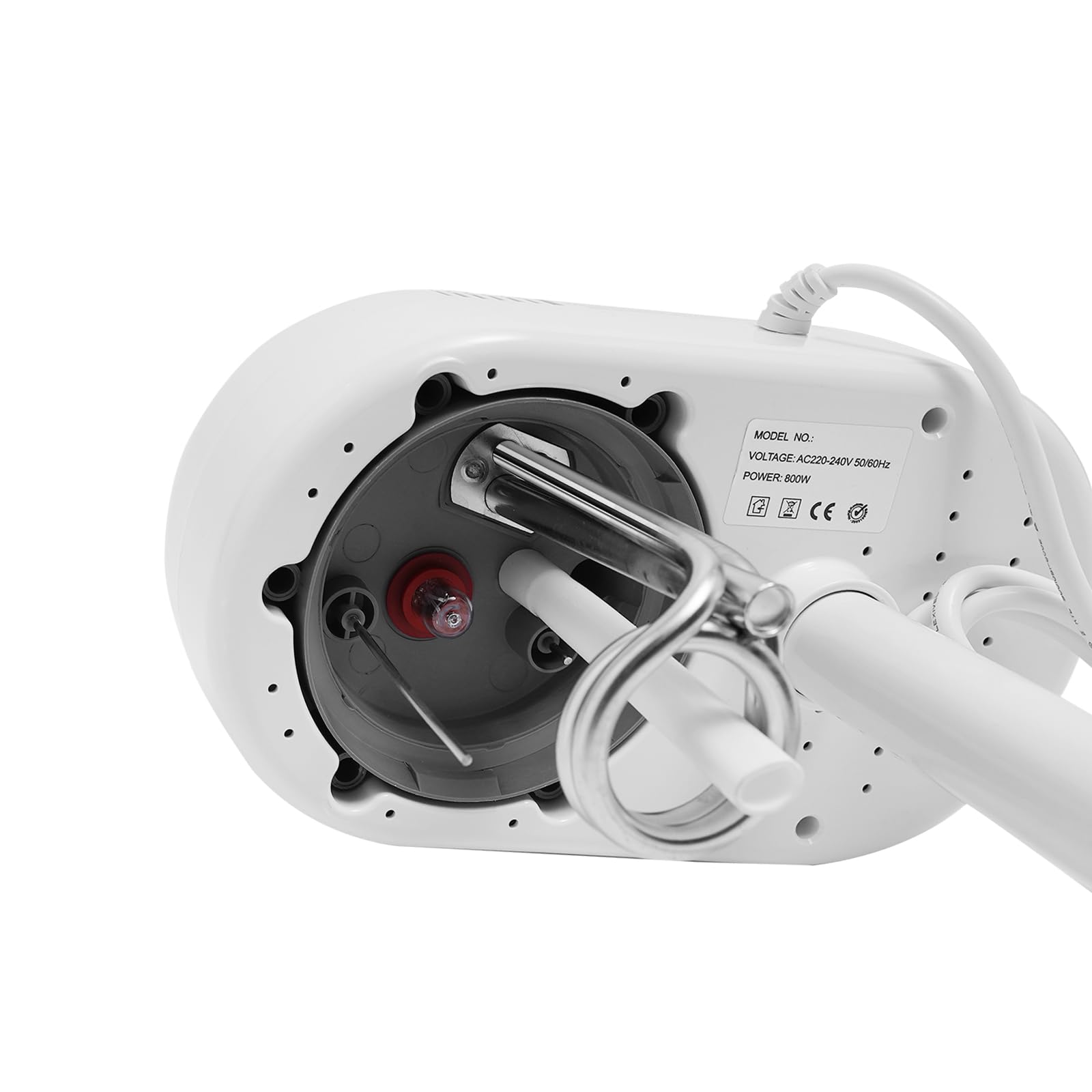 Vaporizador facial 2 en 1 con ozono para sauna facial con boquilla giratoria, ruedas universales para hogares, hospitales, salones de belleza