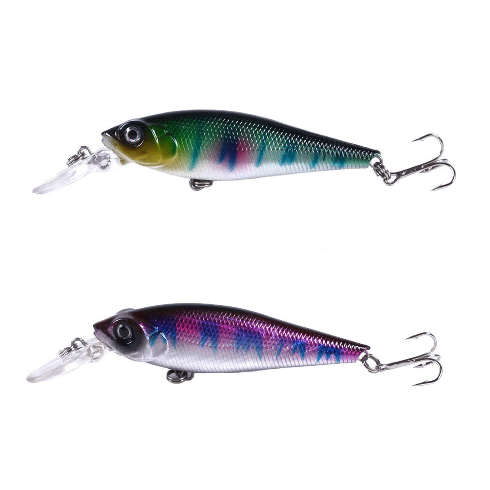 2個 ルアー 偽 釣り道 スロットフック 釣り用 釣り道具 海釣り 釣り針人工餌 浮動ルアー 釣りルアーセット