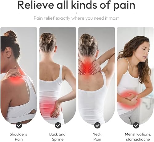 Miniatura 63 de Heating Pad Microwavable with Washable Cover, 8 x 12 Multipurpose Microwave Heating Pad for Neck and Shoulders, Moist Heat Bean Bag Warm Compress