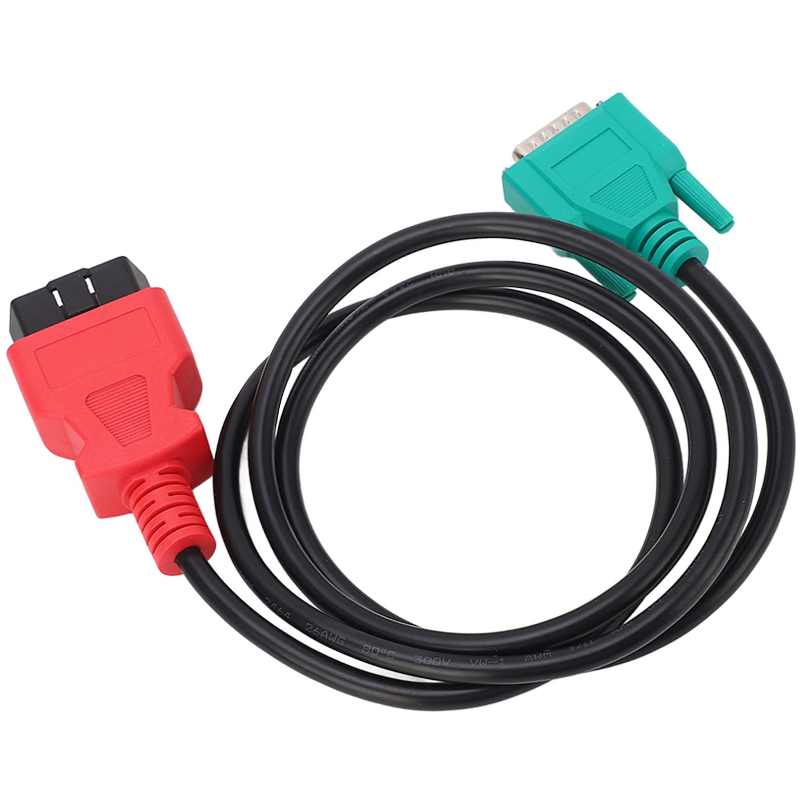 JPro Noregon Cable OBDII Flexibilidad Plug and Play 121591 Reemplazo para Mack Trucks 2013 y más nuevos Material de Goma ABS de 5 pies de Largo
