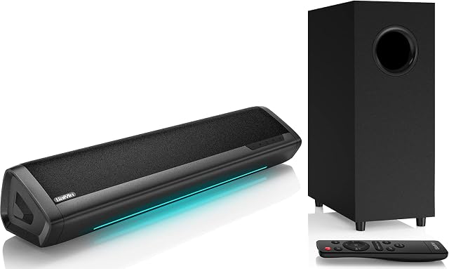 Saiyin Barra de Sonido con Subwoofer para Cine en Casa TV