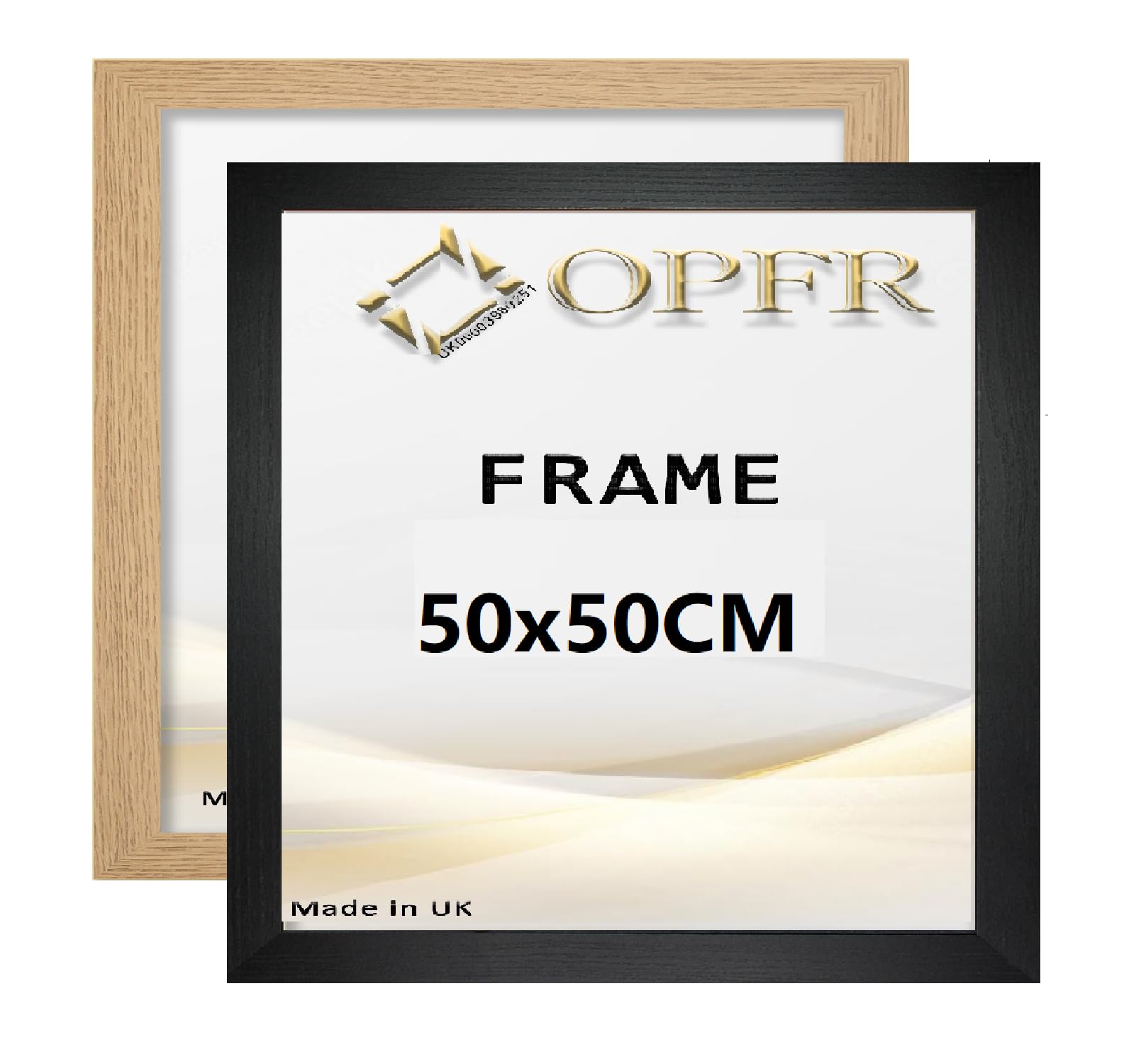 Opfr Oak Black Square Poster Photo Picture Frames (, 30X30cm)