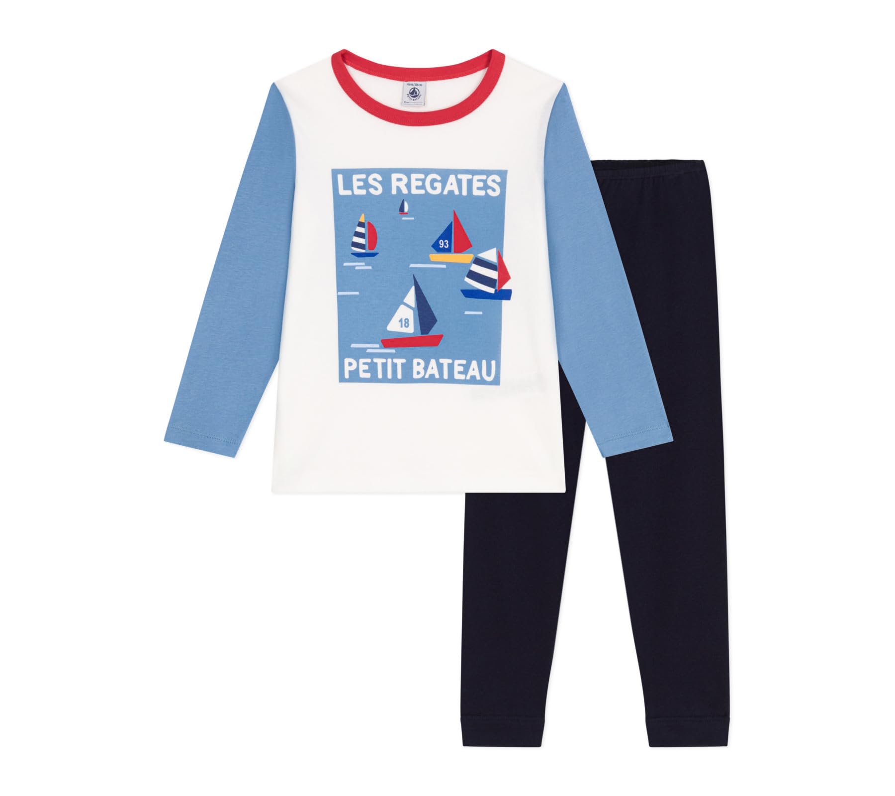 Petit Bateau Piżamy dziecięce i chłopięce, Niebieski/wielokolorowy, 24 miesi?cy