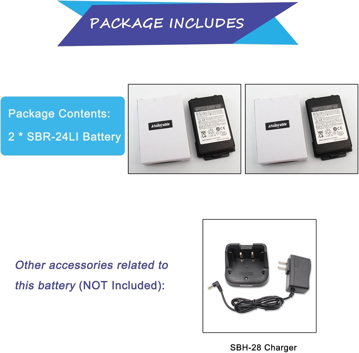 2PCS SBR-24Li SBR24Li Li-ion Battery Pack 7.4V 2000mAh Replacement for Yaesu Radio FT-70 FT-70D FT-70DR FT-70DS FT70 FT70D FT70DR