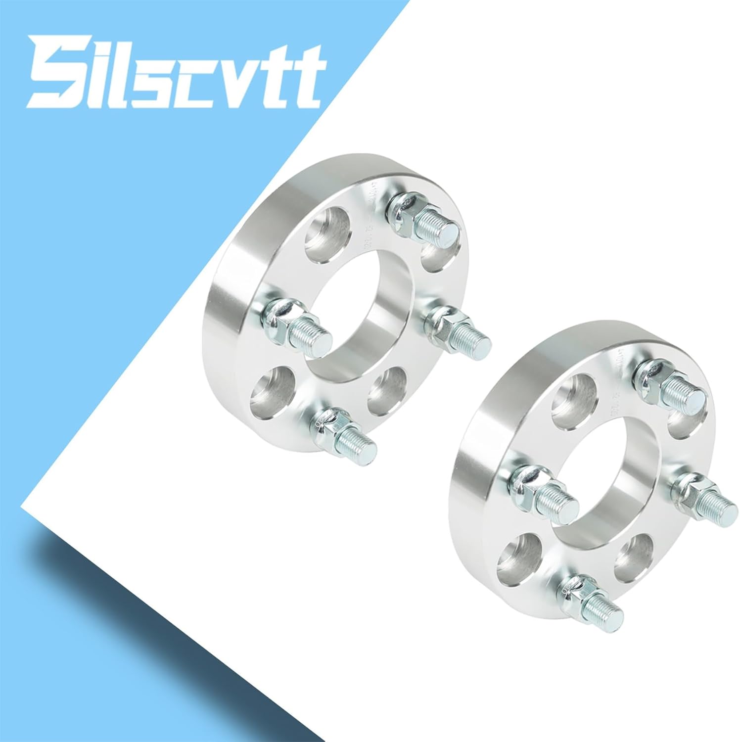 Silscvtt 2 Pcs Wheel Spacers 1 Inch 62mm Hub Bore Replacement for Golf Carts