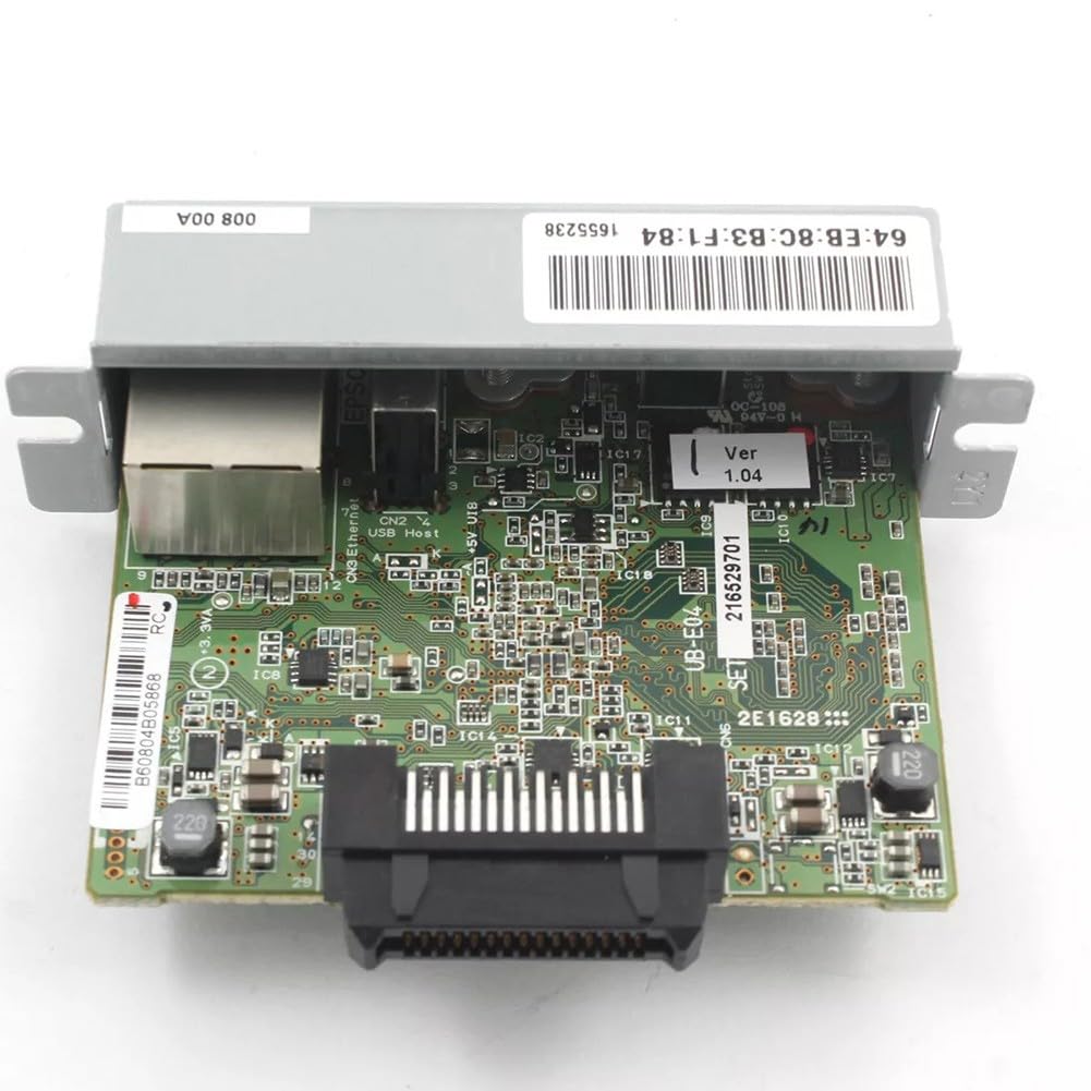 Server di stampa Ethernet, scheda di rete UB-E04, modulo C32C881008 per TM-T88V, T70II, U220, H6000, 100Mbps
