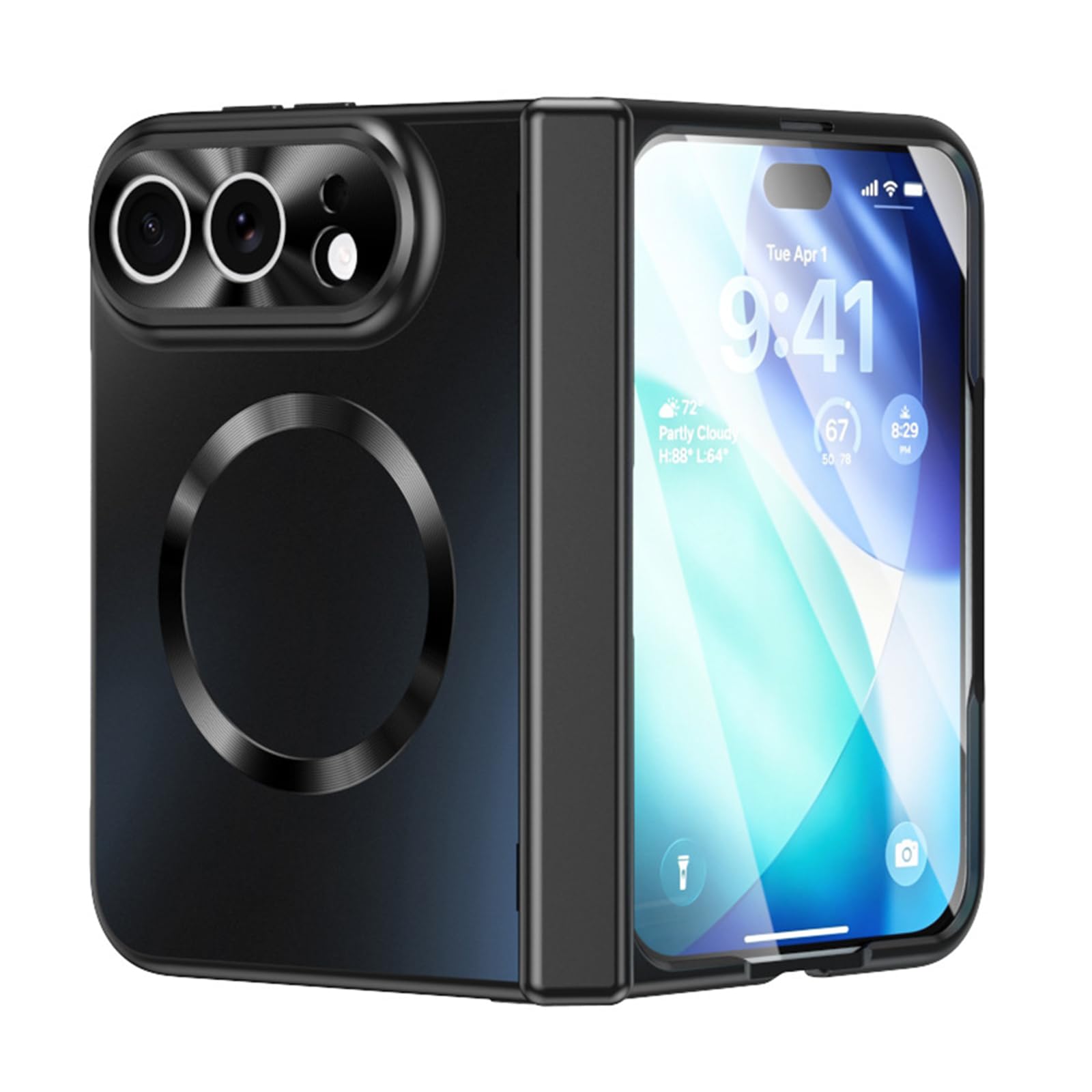 Magnetyczne etui do iPhone Duo, przednie szkło ochronne ochrona