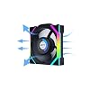 Lian Li UNI FAN REVERSE SL WIRELESS LCD 3x120mm RGB Wireless Case Fan Black