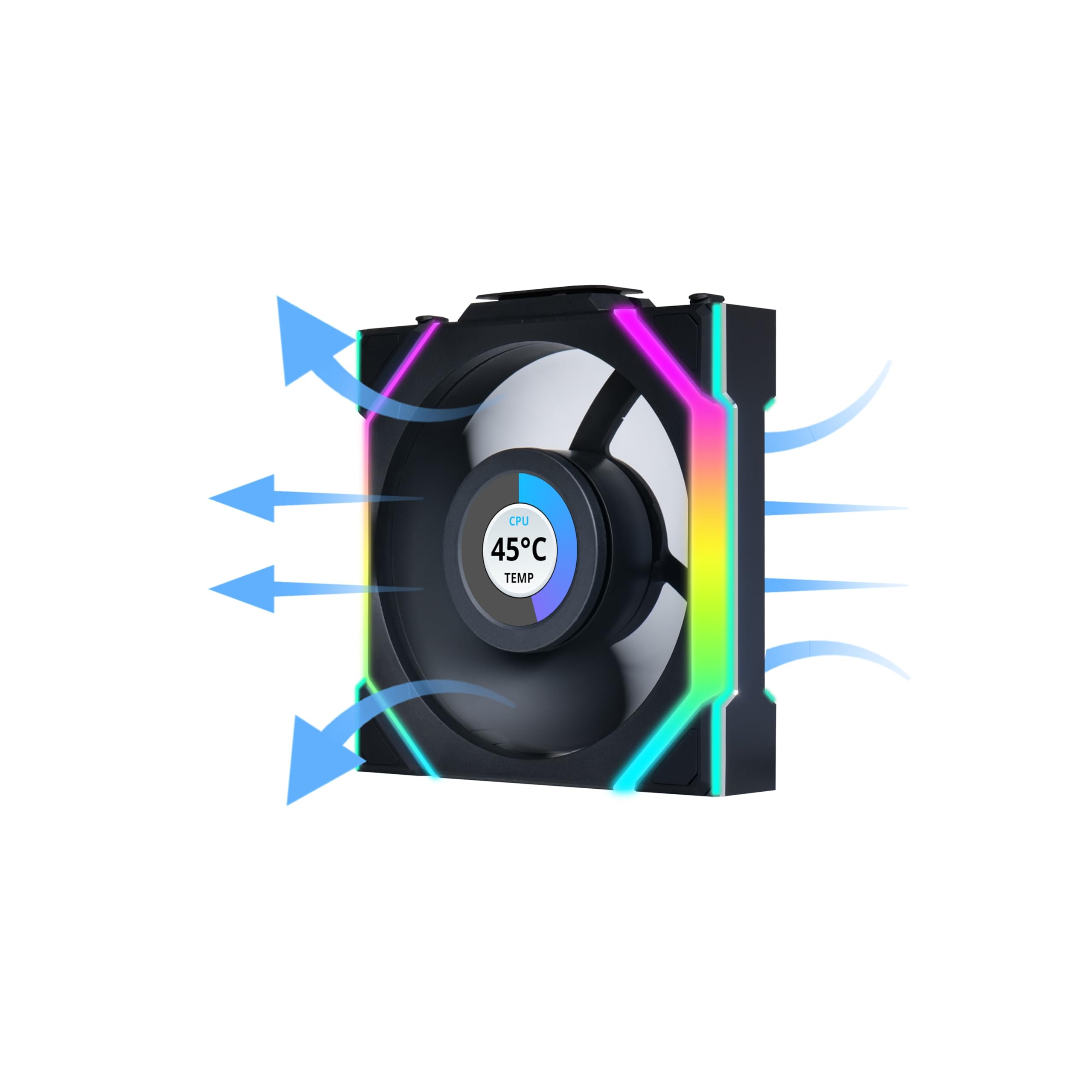 Amazon | LIANLI 120mm ARGBファン リバースモデル UNI FAN RS