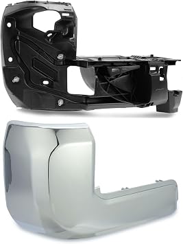 Left Bumper End Cap Outer Extension Insert Bracket Plastic for Toyota for Tacoma 2016-2021