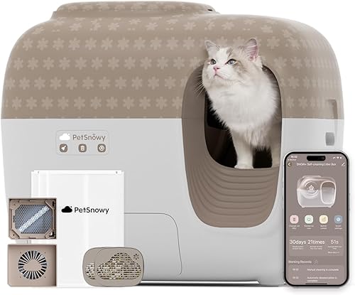 PetSnowy Mini malla para caja de arena automática para gatos, mini filtro de arena para gatos compatible con arena fina para gatos, 1 unidad