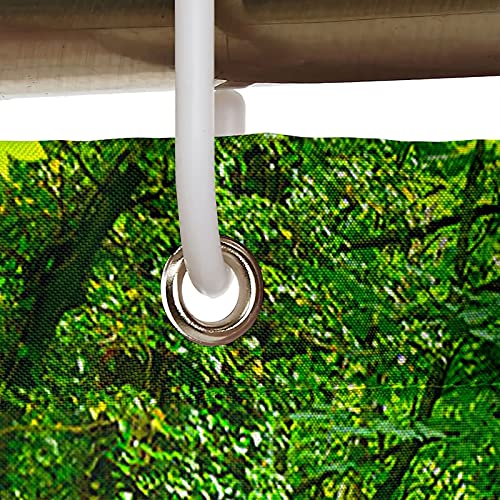Rideau de douche polyester 165x200cm anti moisissure pour douche et baignoire