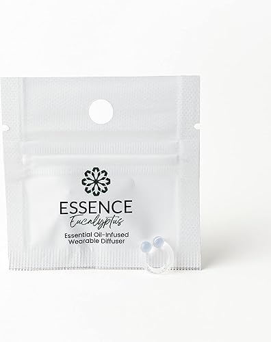 Essence Difusor nasal  Anillo de aceite esencial  Inhalador nasal de silicona (Eucalyptus)