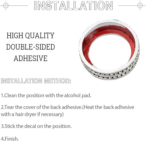 Miniatura 7 de 1797 Bling AC - Tapas para perilla de volumen para Mazda 3 CX-5 CX-9 CX-30, accesorios para aire acondicionado y radio, piezas de anillo de radio,