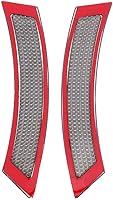 Vista 9 de GSRECY 2 unids para BMW E92 E93 3 Series 2DR 2007-2013 frente lateral marca Fender parachoques reflector (lente roja)