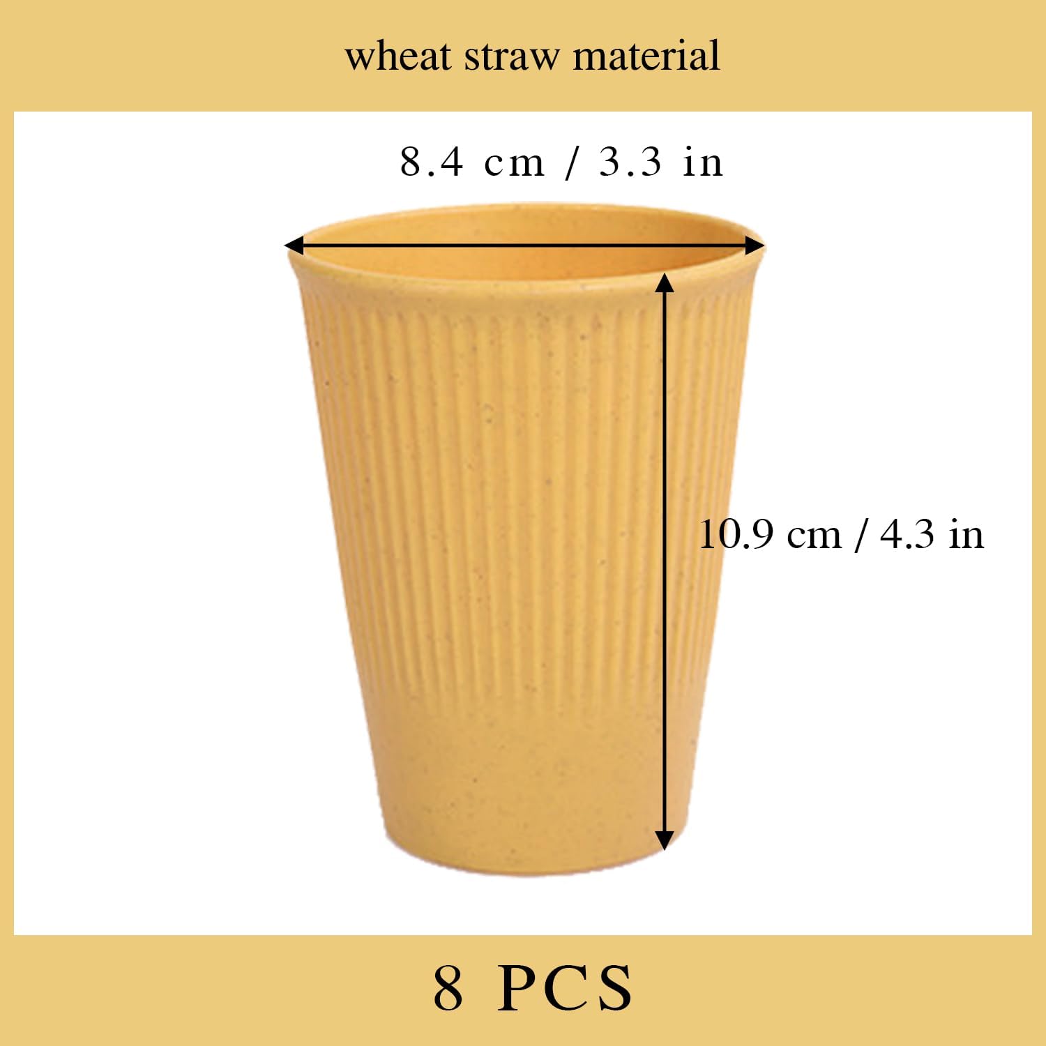 Plastic Drinking Cups 8 Pcs Tumblers Colorful 12 oz Drinking Glasses for Water Juice Cocktail Portable Camping Bathroom Mouthwash Dishwasher Safe - Image 2