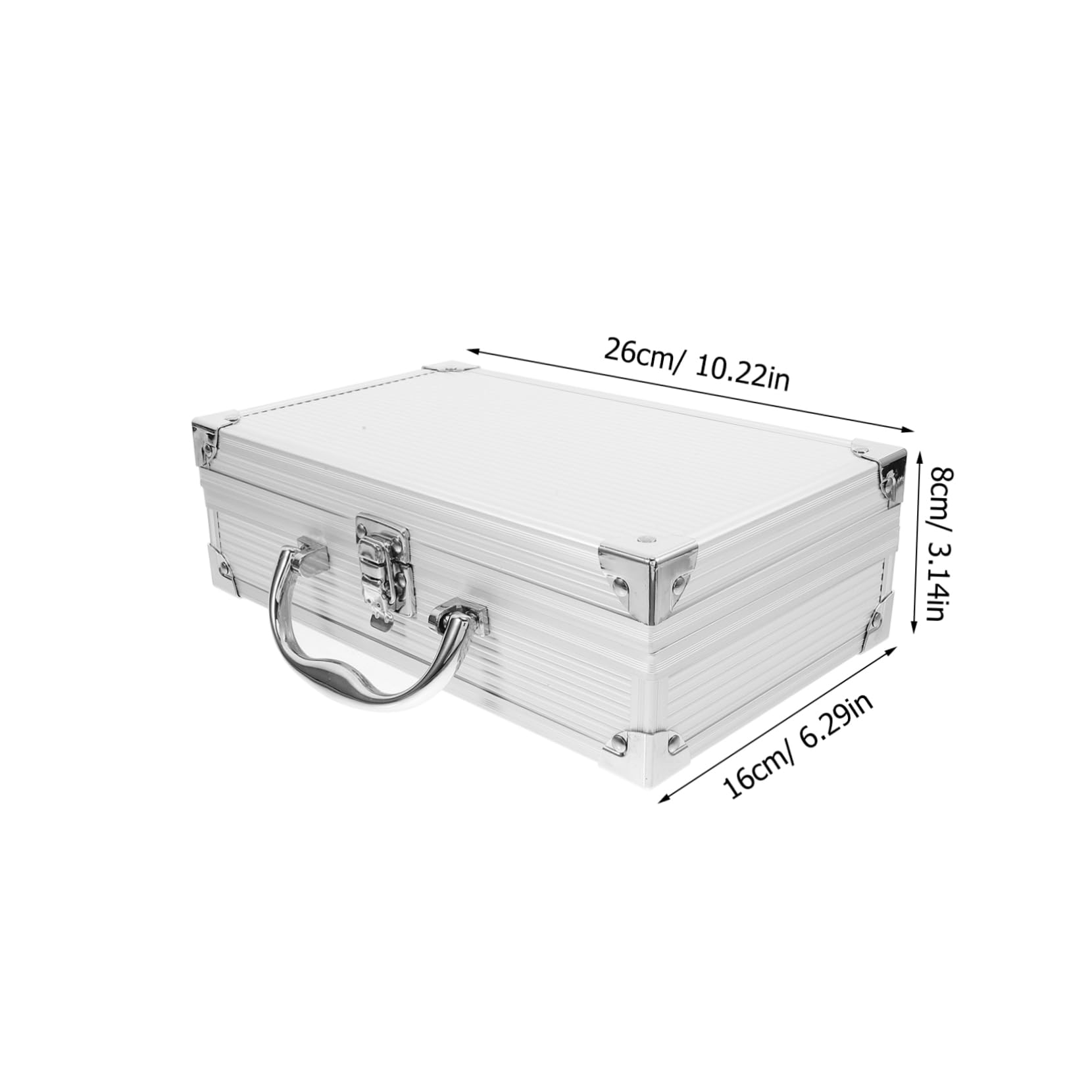 ORFOFE Valigia Portatile in Lega Di Alluminio Per Attrezzi Valigetta Protezione Da Acqua e Polvere Organizer Per Utensili