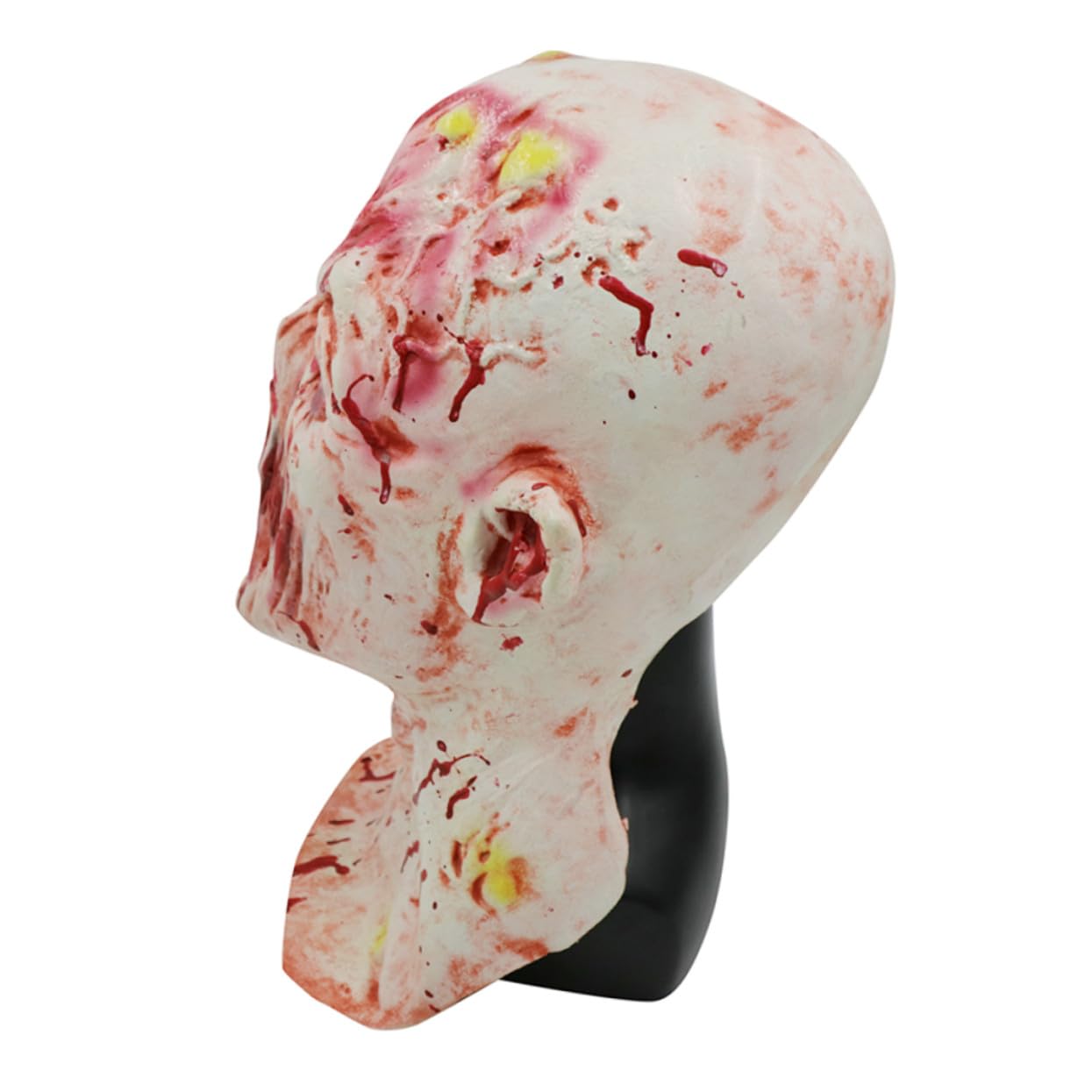 Maschera senza Labbra Zombie Halloween Design Poroso per Visione Chiara Materiale Resistente per Feste in Maschera