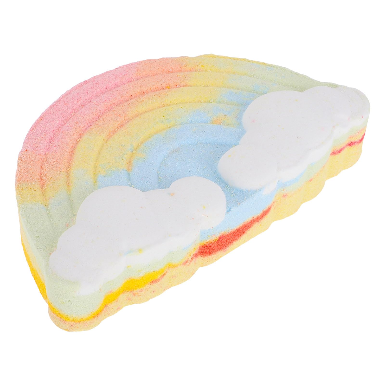 TOPBATHY 5 Stück Regenbogen Wolken Badesalzbombe mit Meersalz, Kreative