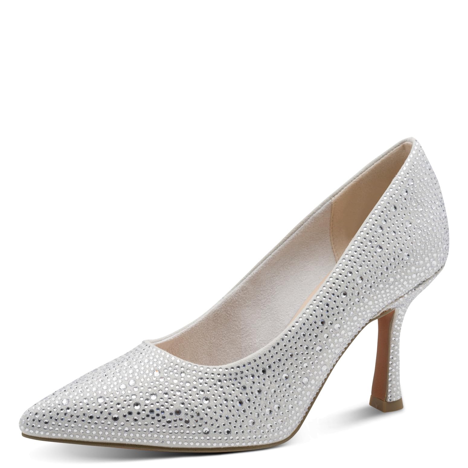 Marco Tozzi Women's Pumps Soft Feel Me Footbed Soft Lining Trendy, Grey (Quartz), 7.5 UK